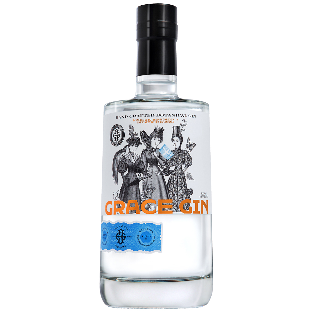 GRACE GIN ohne Geschenkhülle / aus Weintrauben Destillat / 45,7% 0,7l / Griechenland
