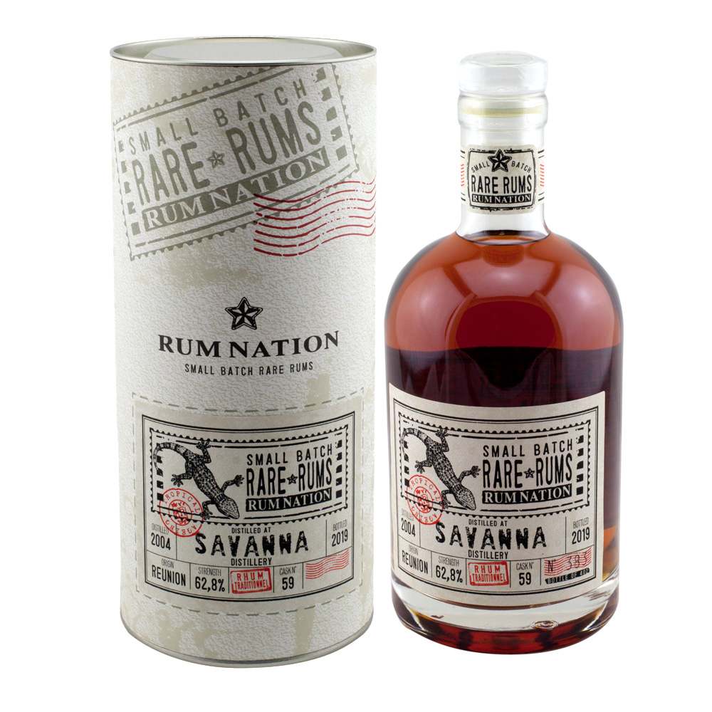 Rum Nation Rare Rum Savanna (2004-2019) Traditional Cask59, 62,8% 0,7 ltr.