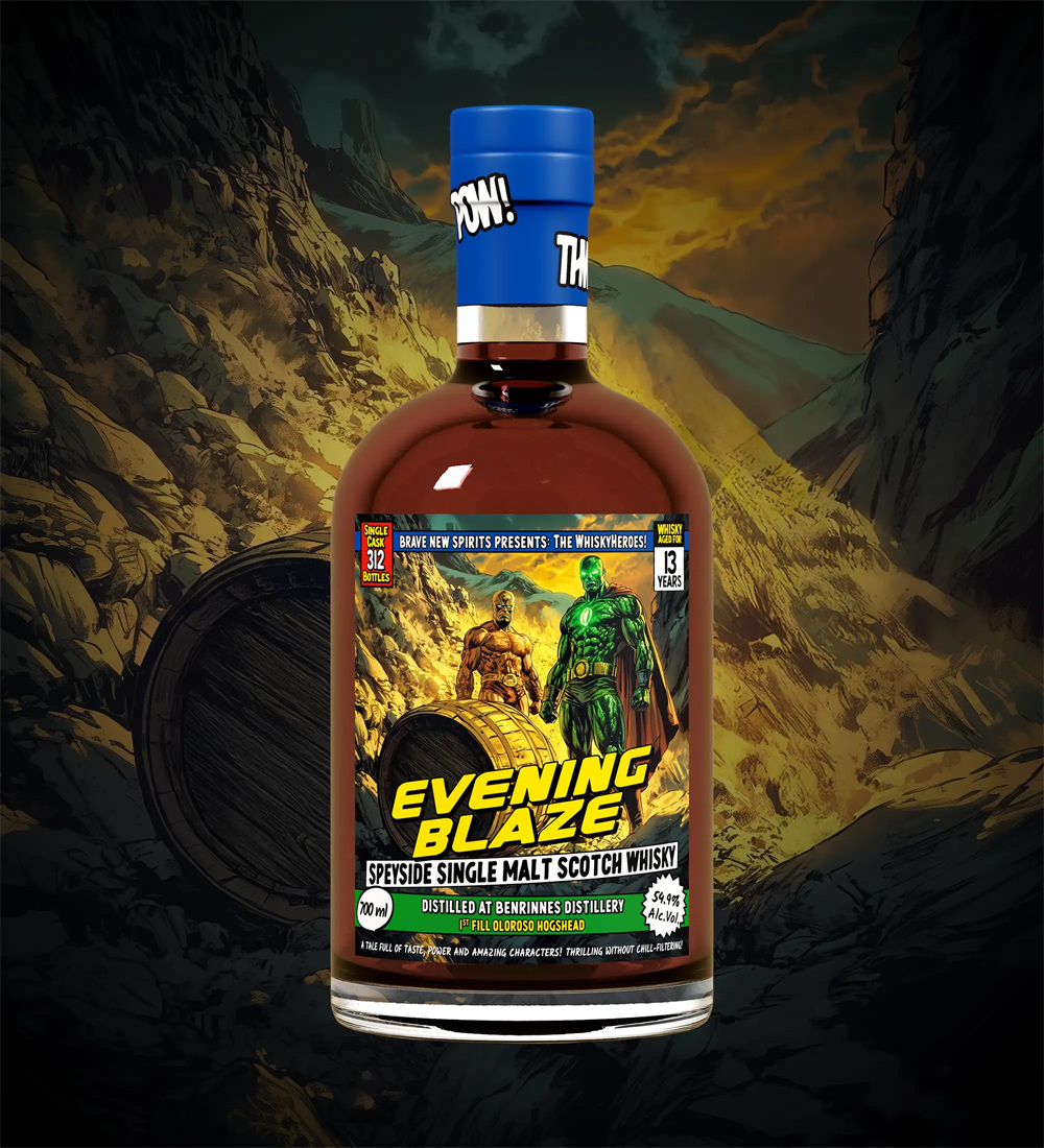 Benrinnes 13 Jahre / Evening Blaze / Brave New Spirits / 54,9% 0,7l / Whisky Heroes