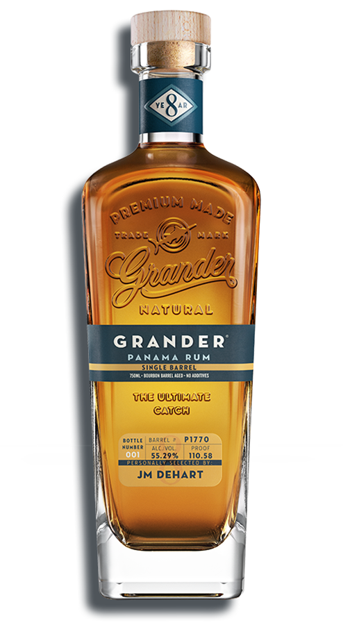 Grander Natural Panama Rum 8 Jahre Single Barrel, 54,5% Vol. 0,7 ltr.