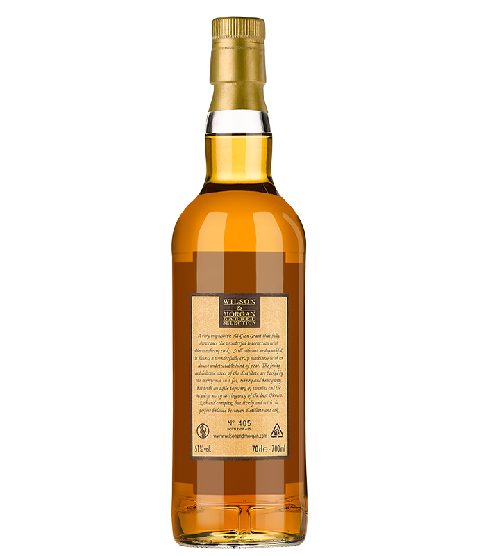 Glen Grant Whisky / 25 Jahre (1992-2018) / 51% 0,7l / limitiert / Wilson & Morgan