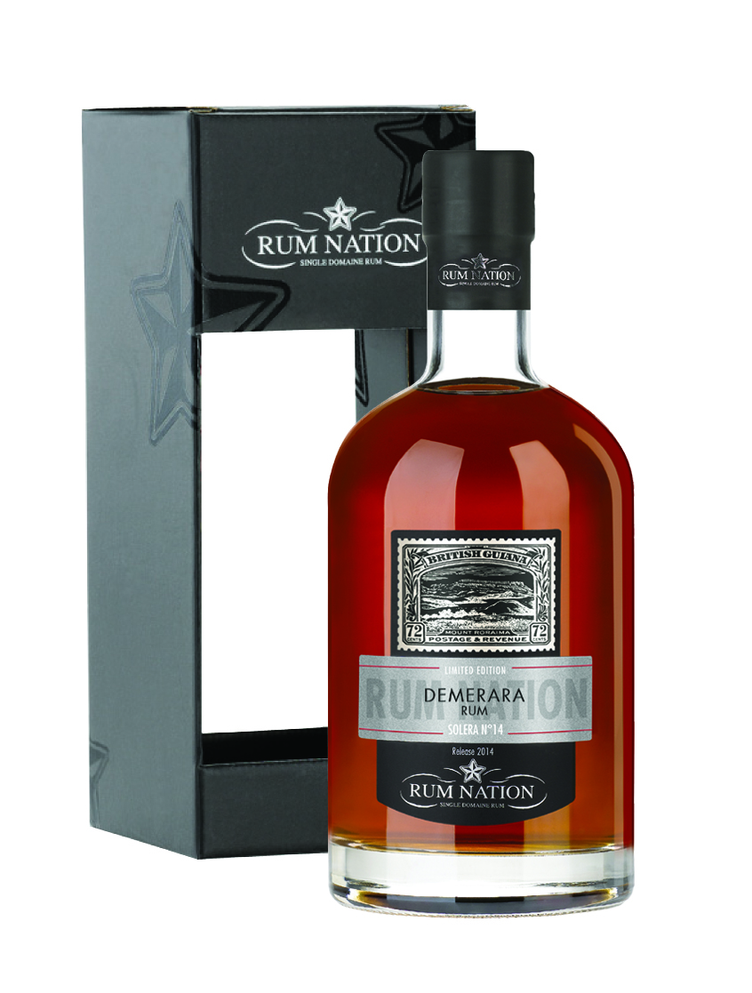Rum Nation N14 Demerara Solera, 40% Vol. 0,7 ltr. in Geschenkpackung