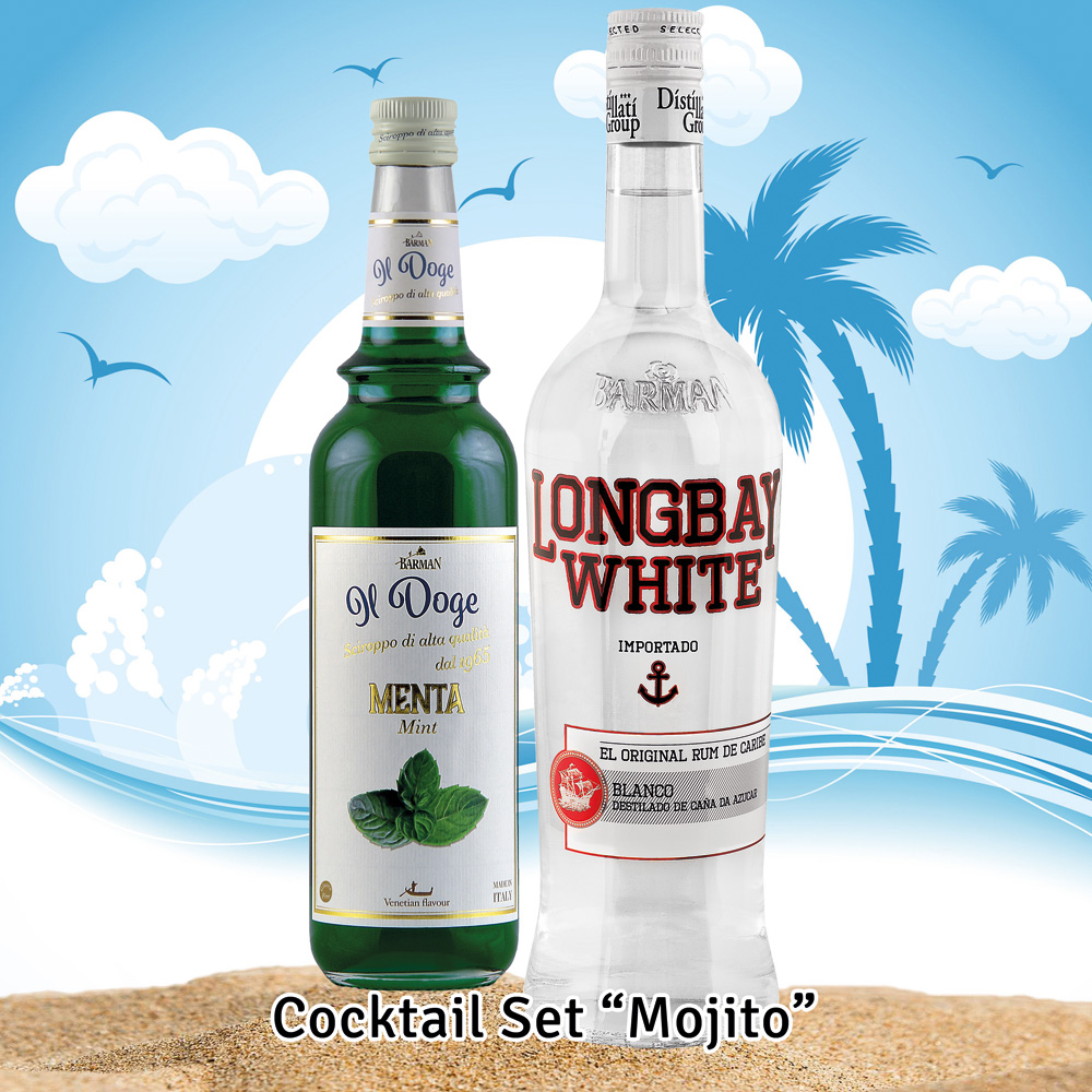 Mojito - Cocktail Set / alles zum selber mixen 