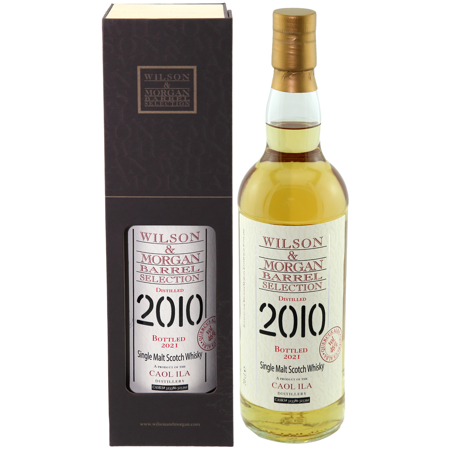 Caol Ila Whisky (2010-21) Quercus Alba, 46% 0,7 ltr. Wilson Morgan