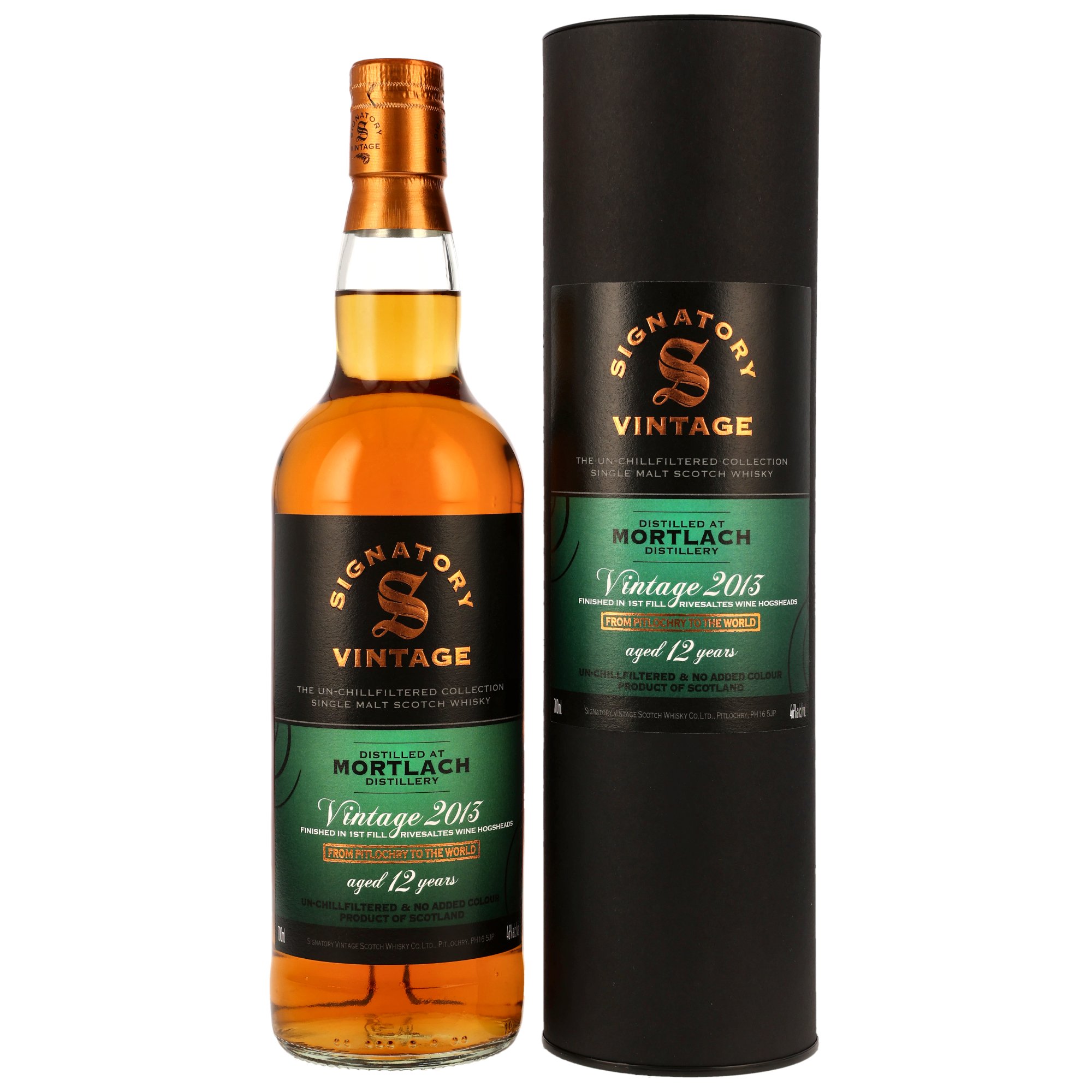 Mortlach 2013-2026 / 12 Jahre 1st Fill Rivesaltes HHD Finish #104, 105, 107, 109, 110/ 46% 0,7l Sig un-chill