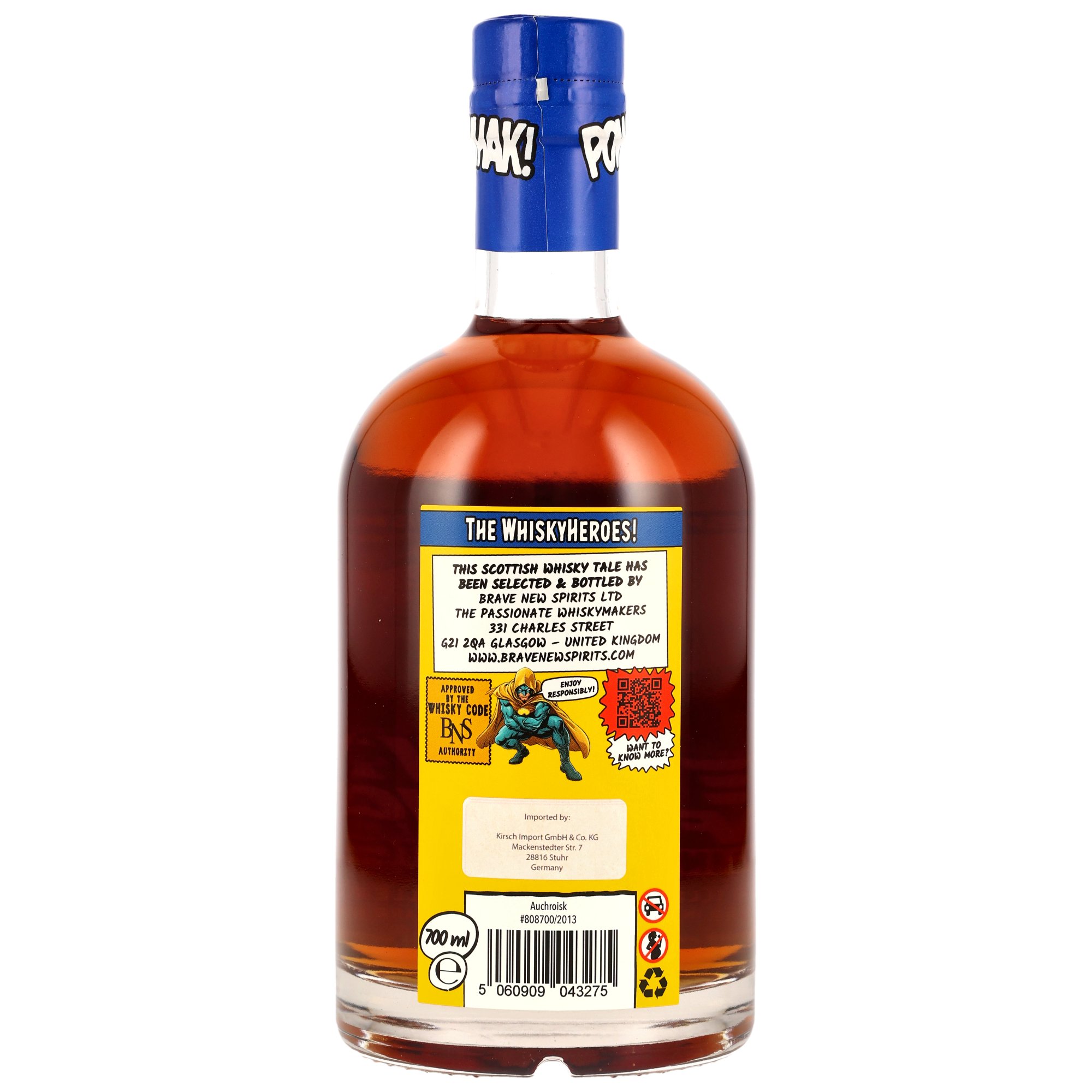Auchroisk 12 Jahre / The Might of the Moor / Whisky Heroes  / Brave New Spirits / 57,2% 0,7l