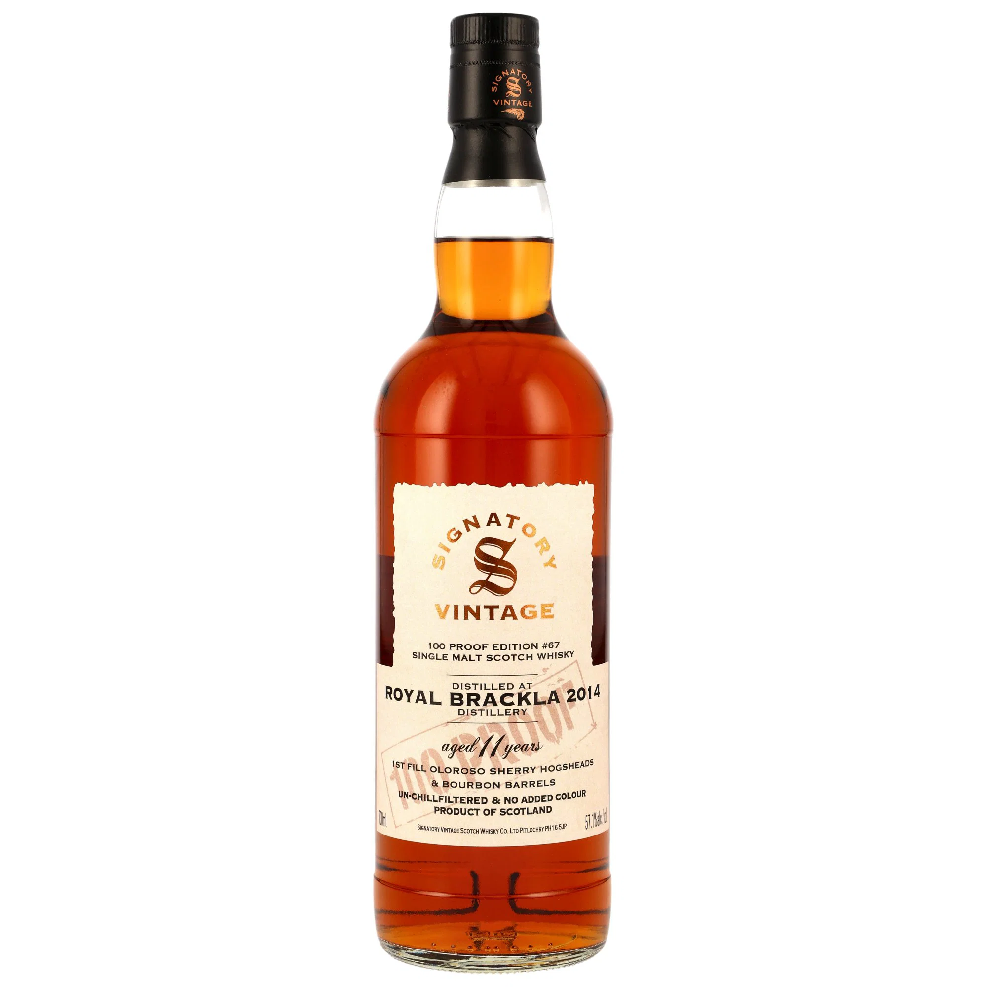 Royal Brackla 2014-2025 / 11 Jahre Signatory 100Proof Edition #67 / 57,1% 0,7l