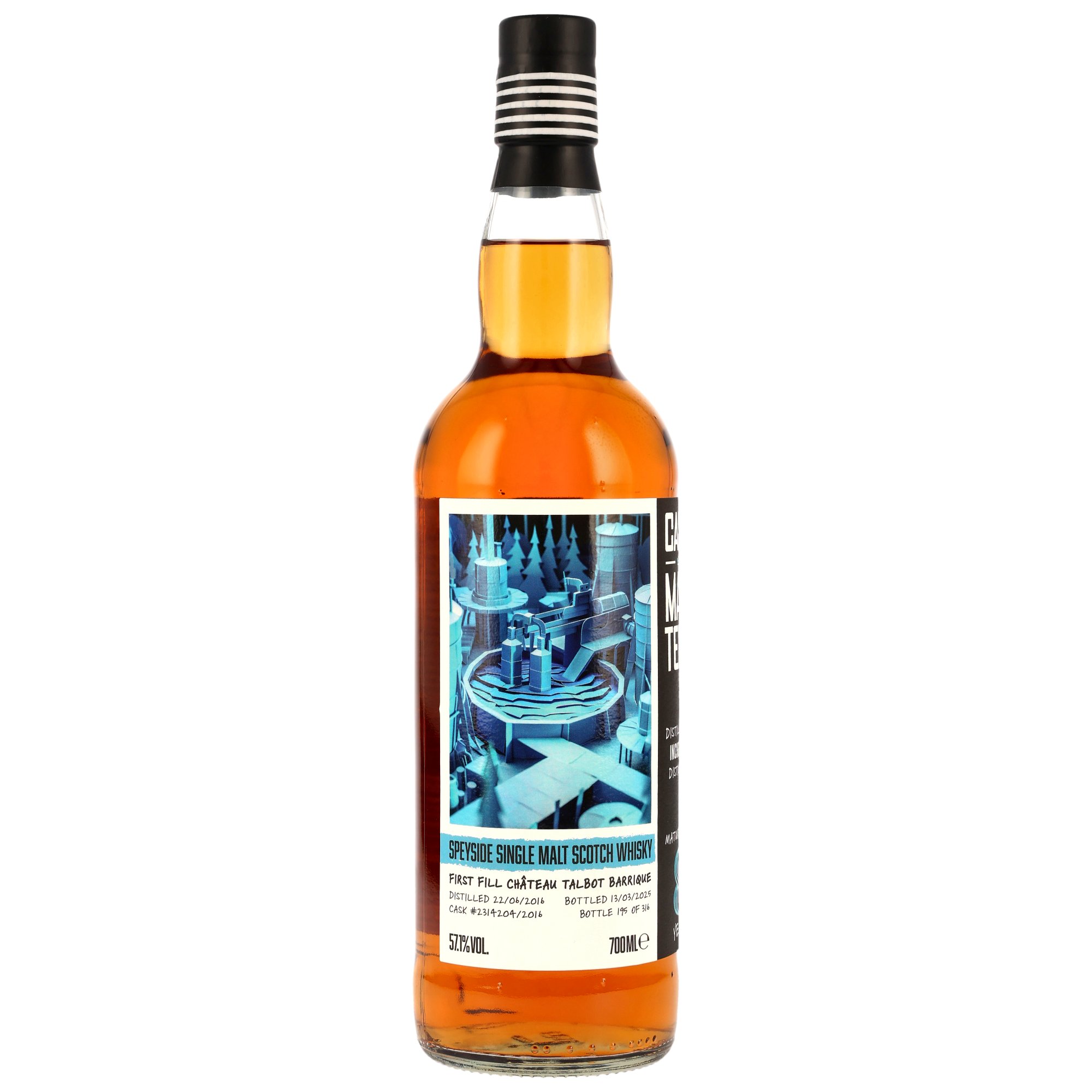 Inchgower 8 Jahre 2016-2025 First Fill Chateau Talbot Barrique #2314204/2016 Brave New Spirits 57,1% 0,7l