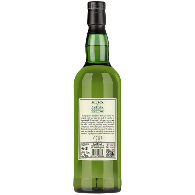 Benrinnes 14 Jahre (2007-21) Sherry Finish Oloroso, 57,9% 0,7 ltr. Scotch Whisky Wilson Morgan