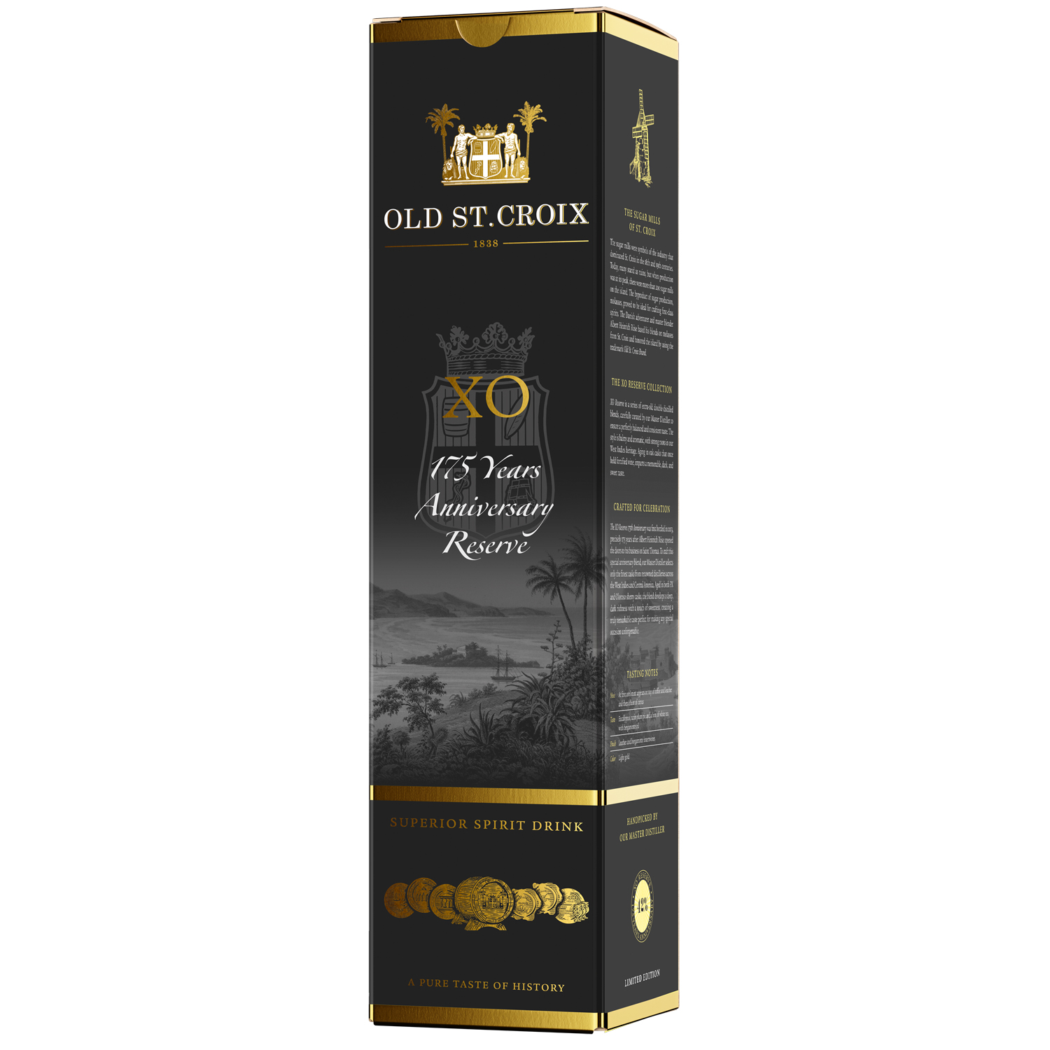 Old St. Croix XO 175 Years Anniversary Reserve (Rum-Basis) / 42% Vol. 0,7 ltr.