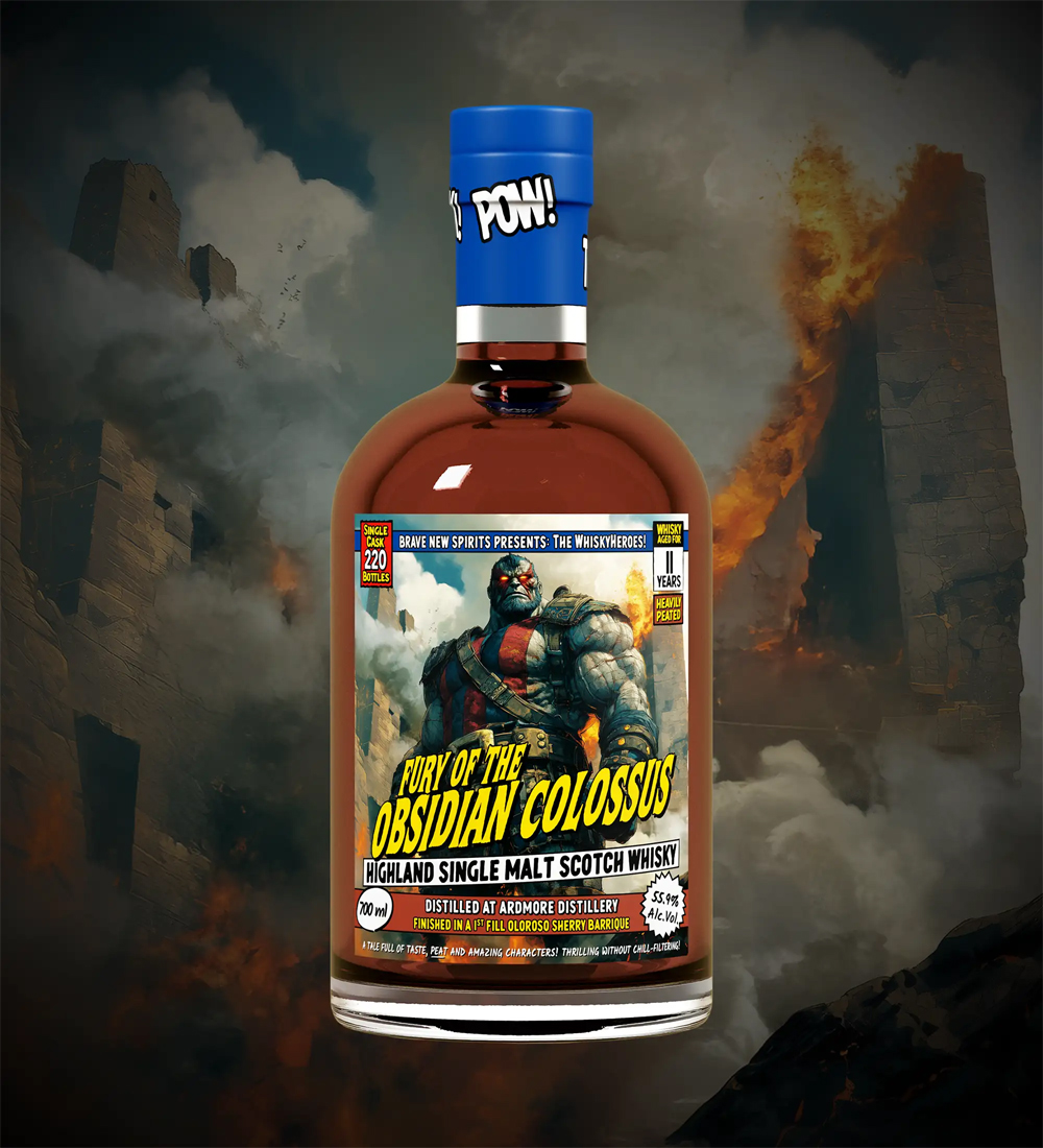 Ardmore 11 Jahre / Fury of the Obsidian Colossus / Whisky Heroes  / Brave New Spirits / 55,9% 0,7l