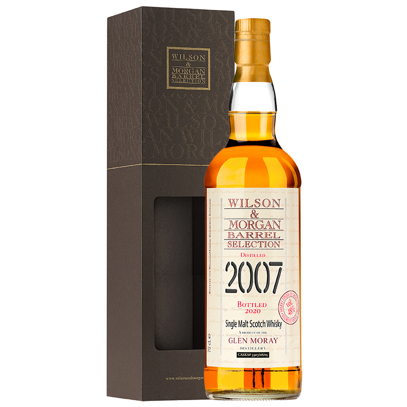 Glen Moray Whisky 13 Jahre (2007-2020) Oloroso Sherry 48% 0,7 ltr. Wilson Morgan
