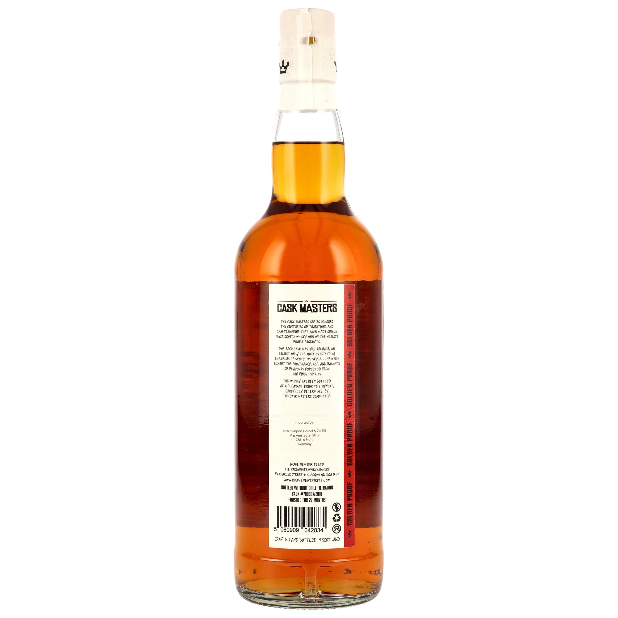 Teaninich 2010-2025 / 14Jahre 1st Fill Sherry Barrique #708907-2010 Cask Masters / Brave New Spirits / 51,2% 0,7l 