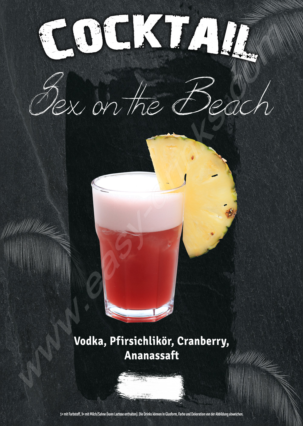 Sex on the Beach / Fertigcocktail / 28% Vol. 0,7 ltr. / easy drinks