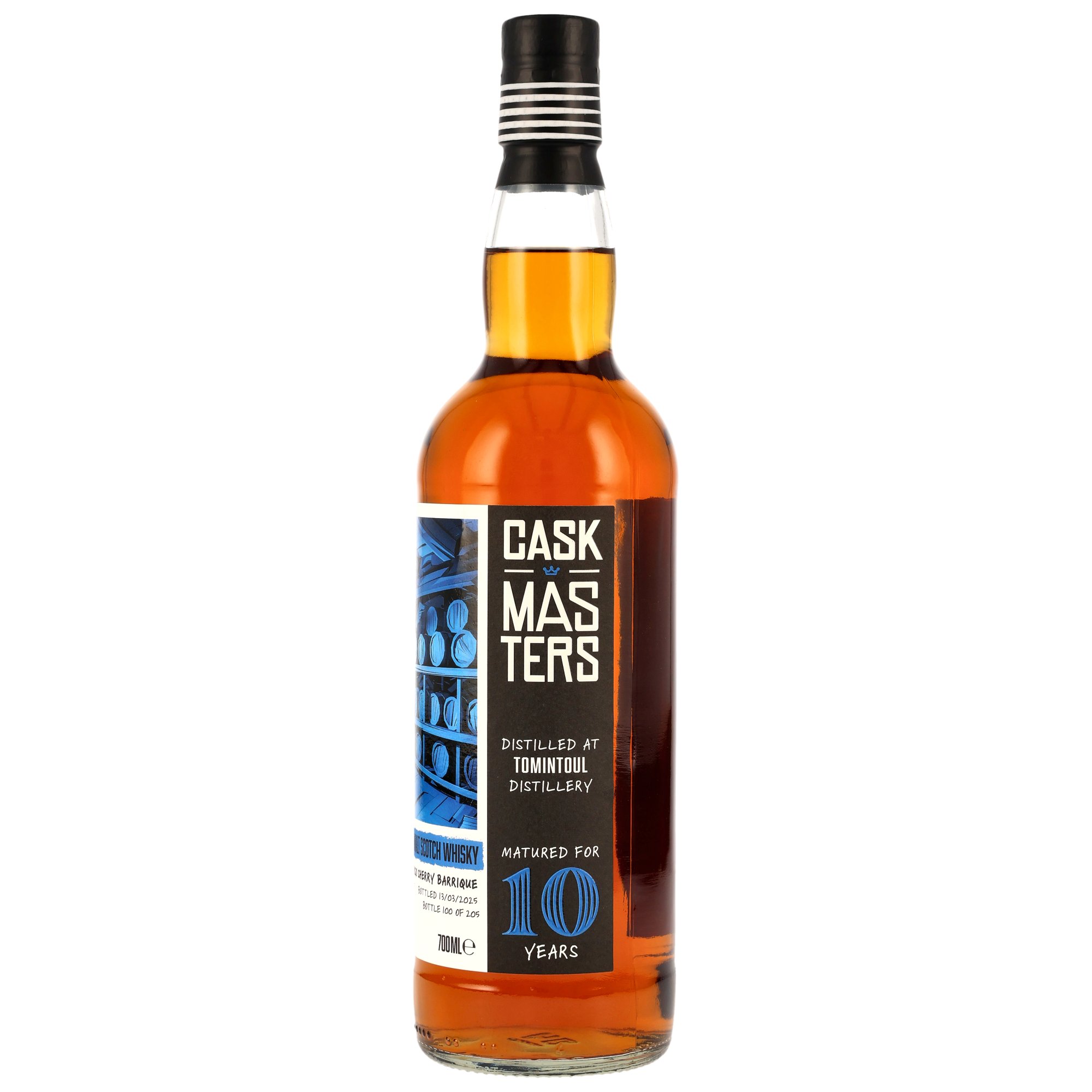 Tomintoul 2015-2025 / 10 Jahre 1st Fill Oloroso Sherry Cask #82/2015 Cask Masters / Brave New Spirits / 55,3% 0,7l