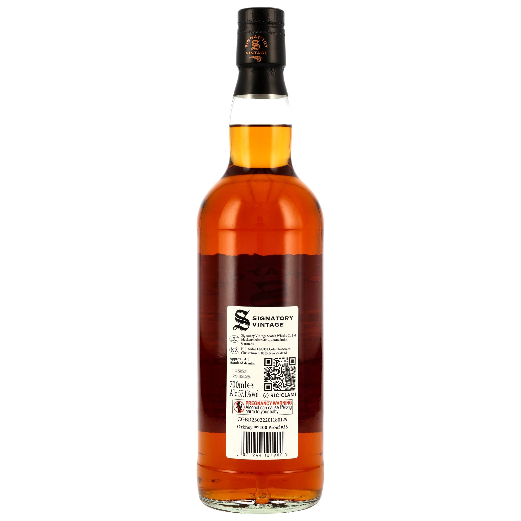 Orkney (HP) 14 Jahre (2010-25) 100Proof Edition #38, Whisky / 57,1% 0,7 ltr. Signatory Vin. Orkney (HP) 14 Jahre (2010-25) 100Proof Edition #38, Whisky / 57,1% 0,7 ltr. Signatory Vin.