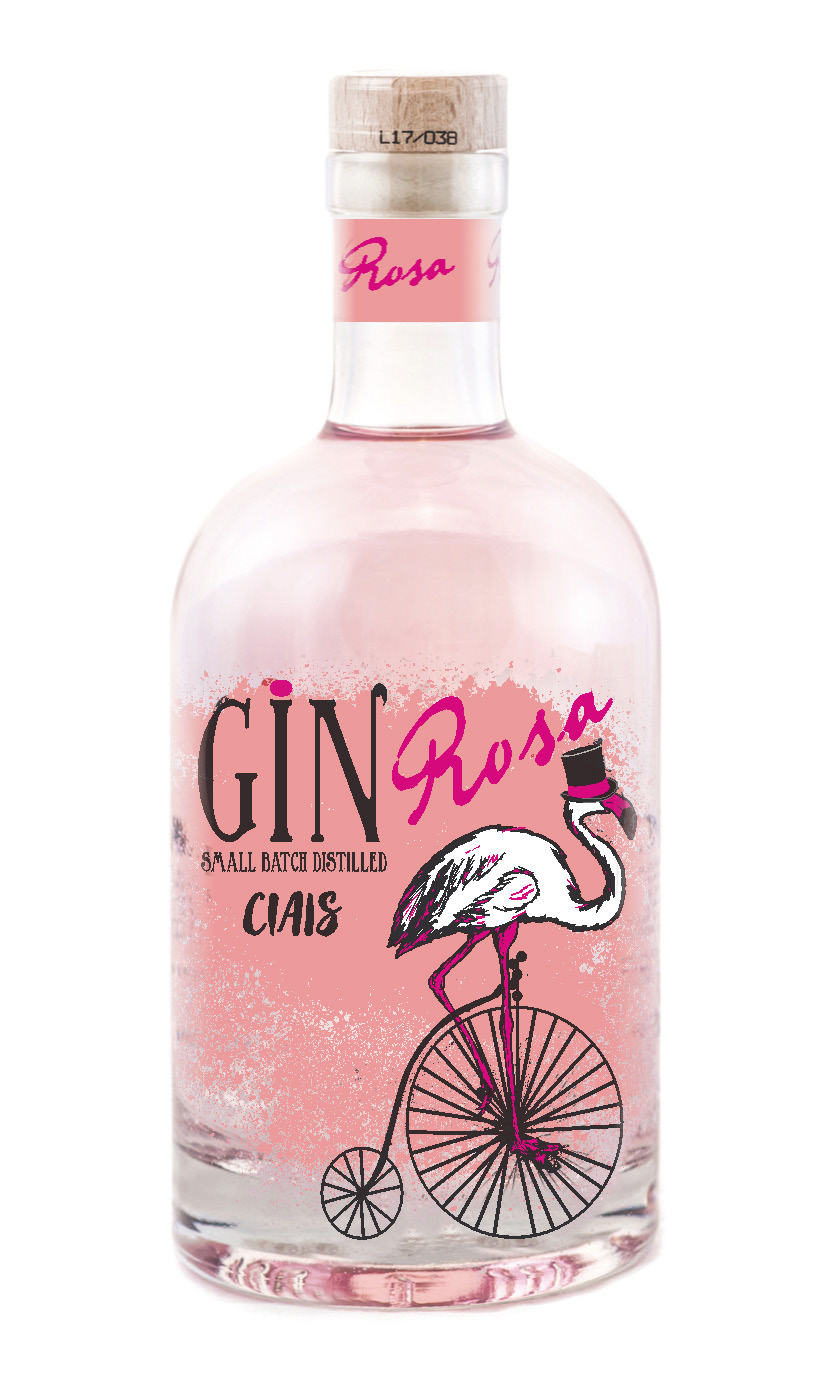 Bordiga Premium Rosa GIN  "Ciais" / 42% Vol. 0,7 ltr. / Small Batch Distilled