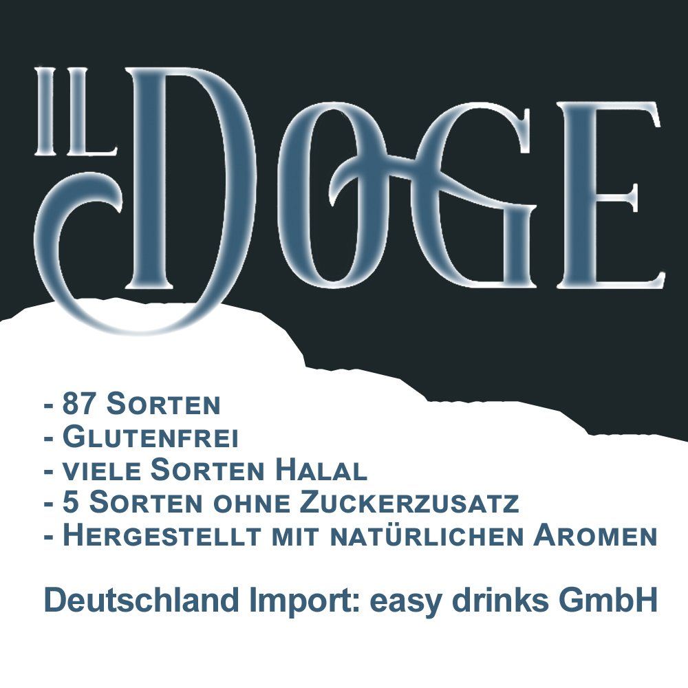 Il Doge Sirup Mango OHNE ZUCKERZUSATZ / 0,7 ltr. Alkoholfrei / Glutenfrei