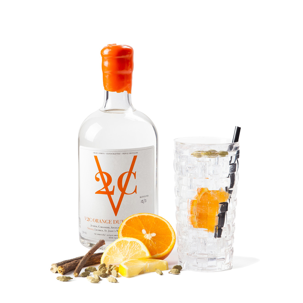 V2C Orange Dry Gin / 41,5% Vol. 0,5 ltr. / mit Orangen & Chili gewürzt