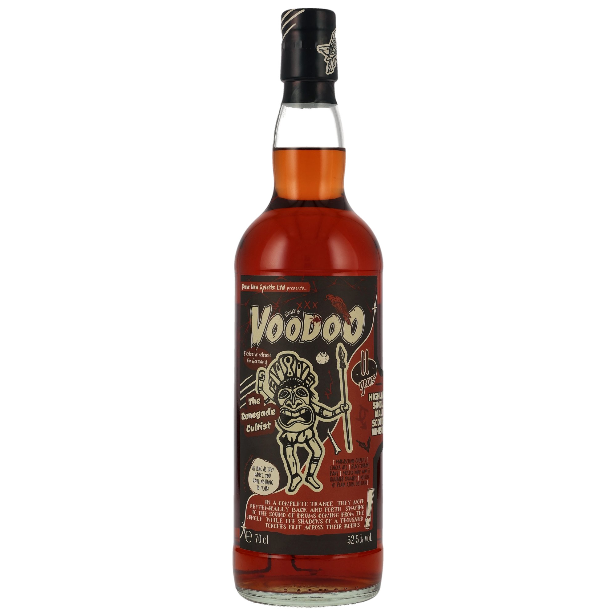 Whisky of Voodoo: The Renegade Cultist / 11Jahre Brave New Spirits (Blair Athol) / 52,5% 0,7l Highland Single Malt 