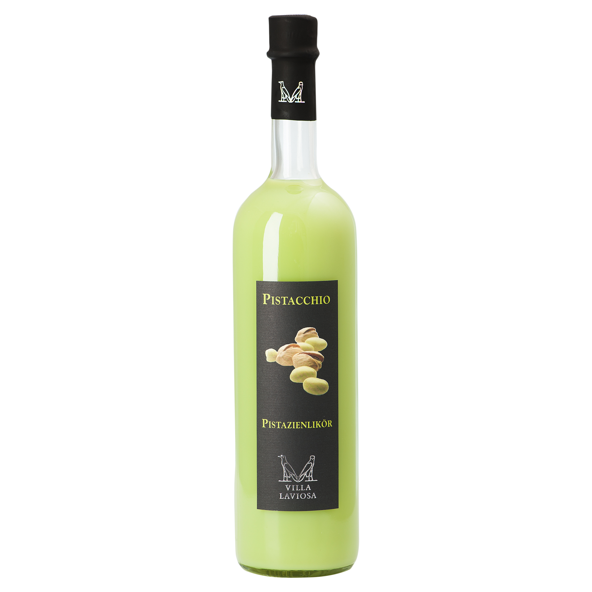 Villa Laviosa Sahne- und Pistazienlikör / 17% Vol. 0,5 ltr. / Geschenkpackung