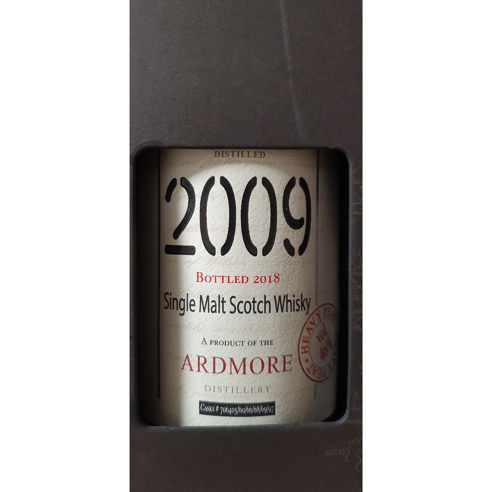 Ardmore Whisky 9 Jahre (2009-18) Heavy Peat, 46% 0,7 ltr. Wilson Morgan