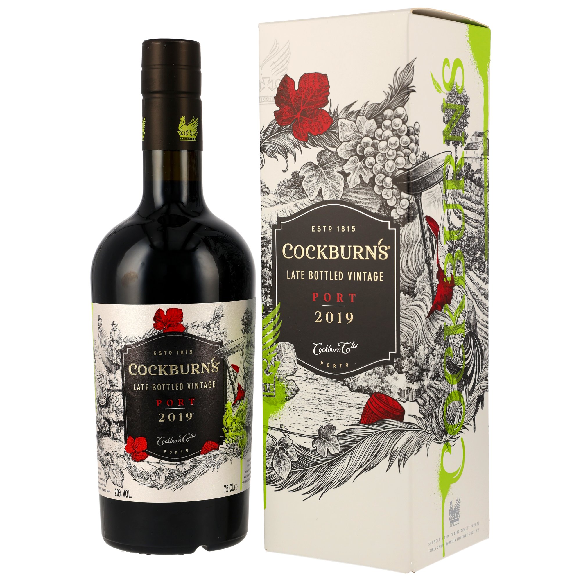 Cockburns Late Bottled Vintage 2019 / 20% Vol. 0,75l / Portwein aus Portugal 