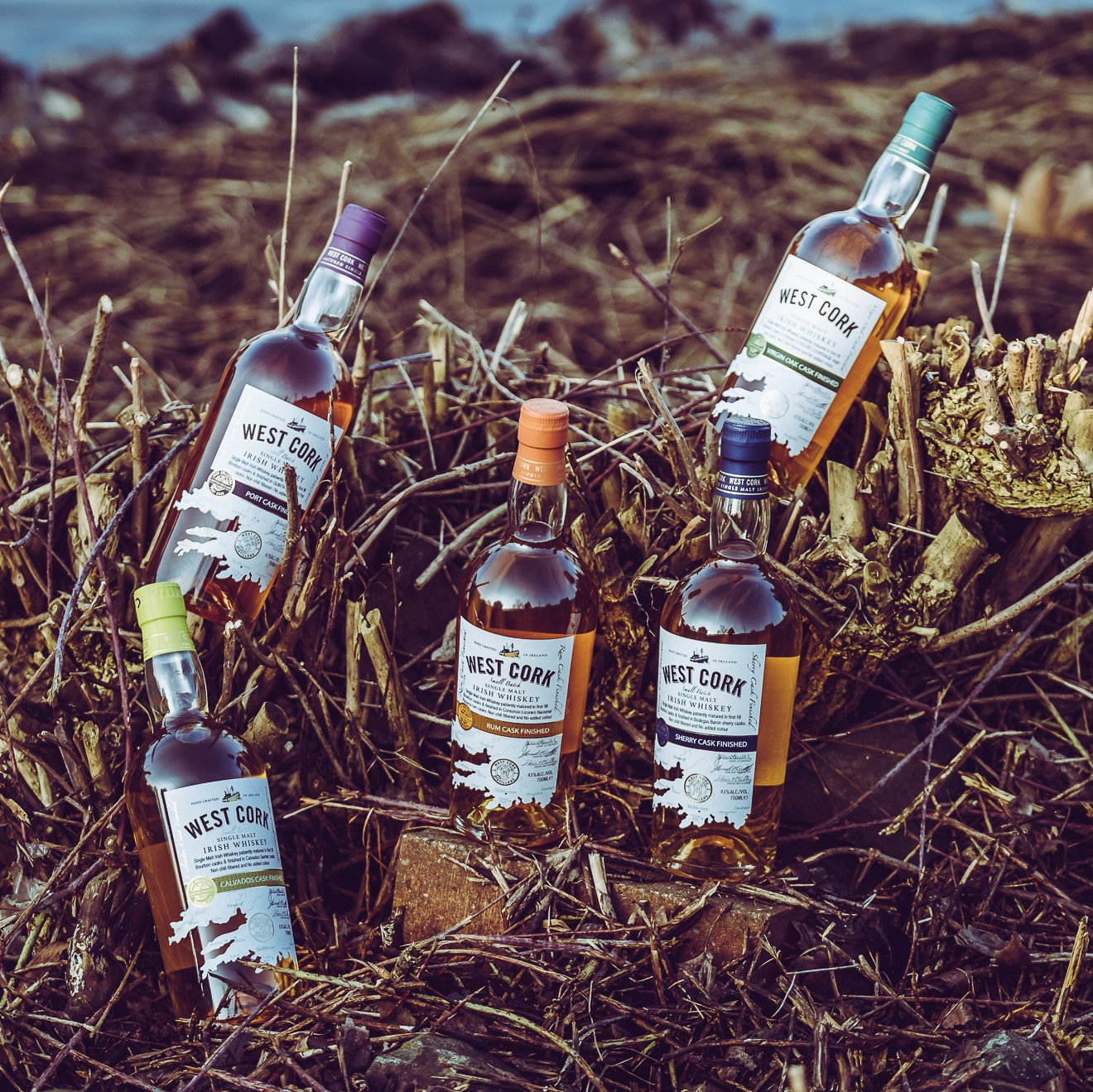 West Cork Single Malt / Sherry Cask Finish Irish Whiskey / 43% Vol. 0,7 ltr. 