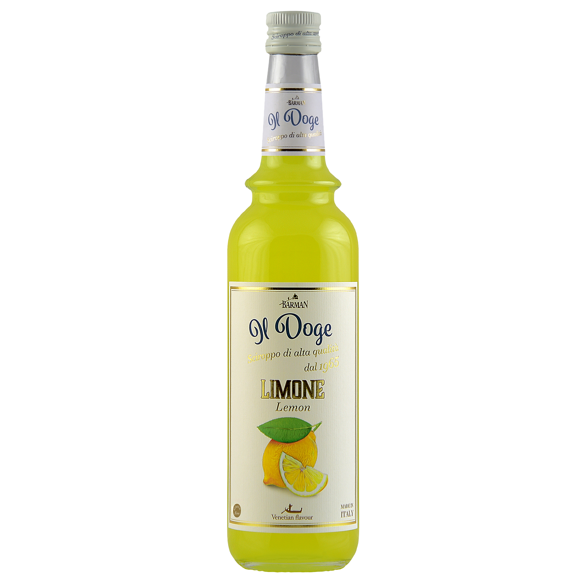Il Doge Sirup Zitrone - Lemon / 0,7 ltr. Alkoholfrei / Glutenfrei / Halal