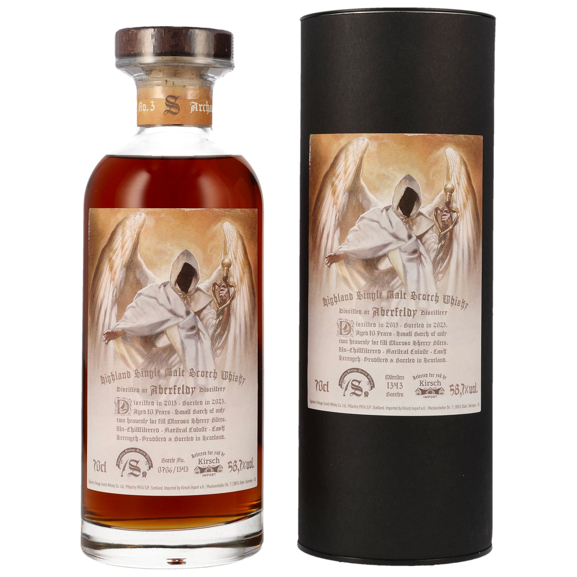 Aberfeldy 10 Jahre (2013-2023) Archangel No. 3 / 58,7% 0,7 ltr. Signatory Vintage