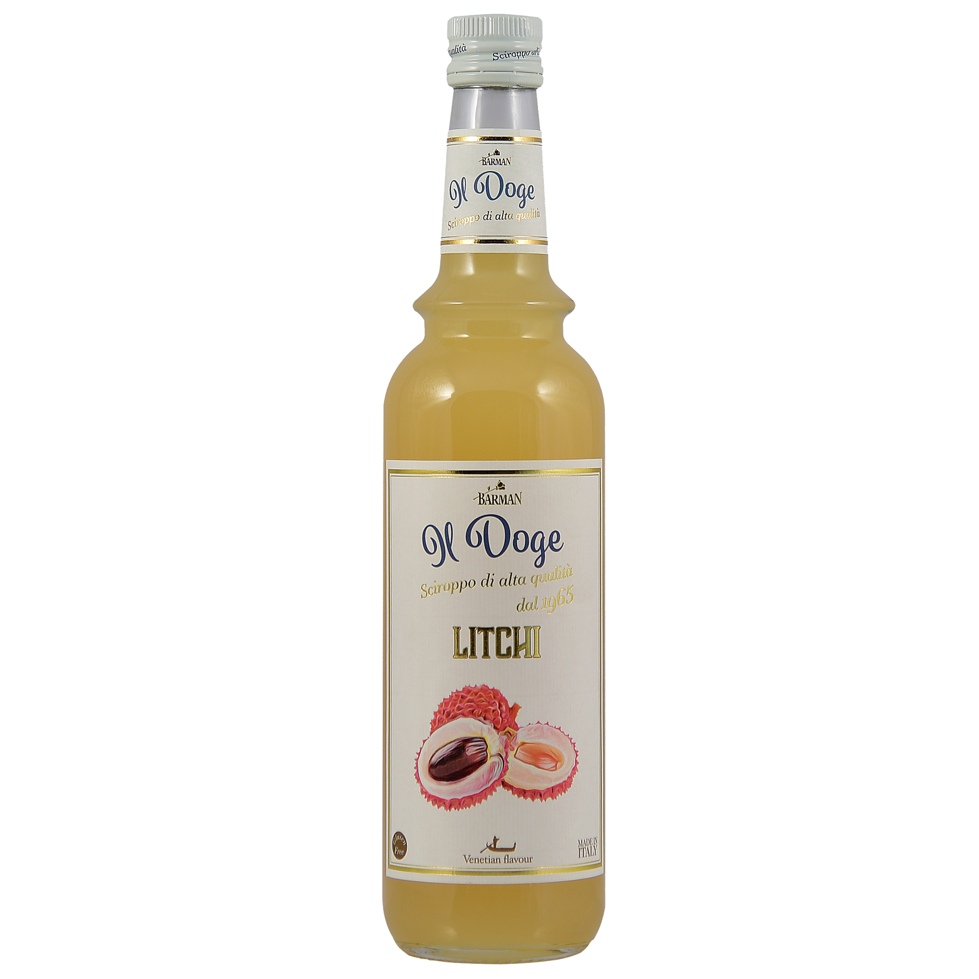 Il Doge Sirup Litschi / 0,7 ltr. Alkoholfrei / Glutenfrei / Halal