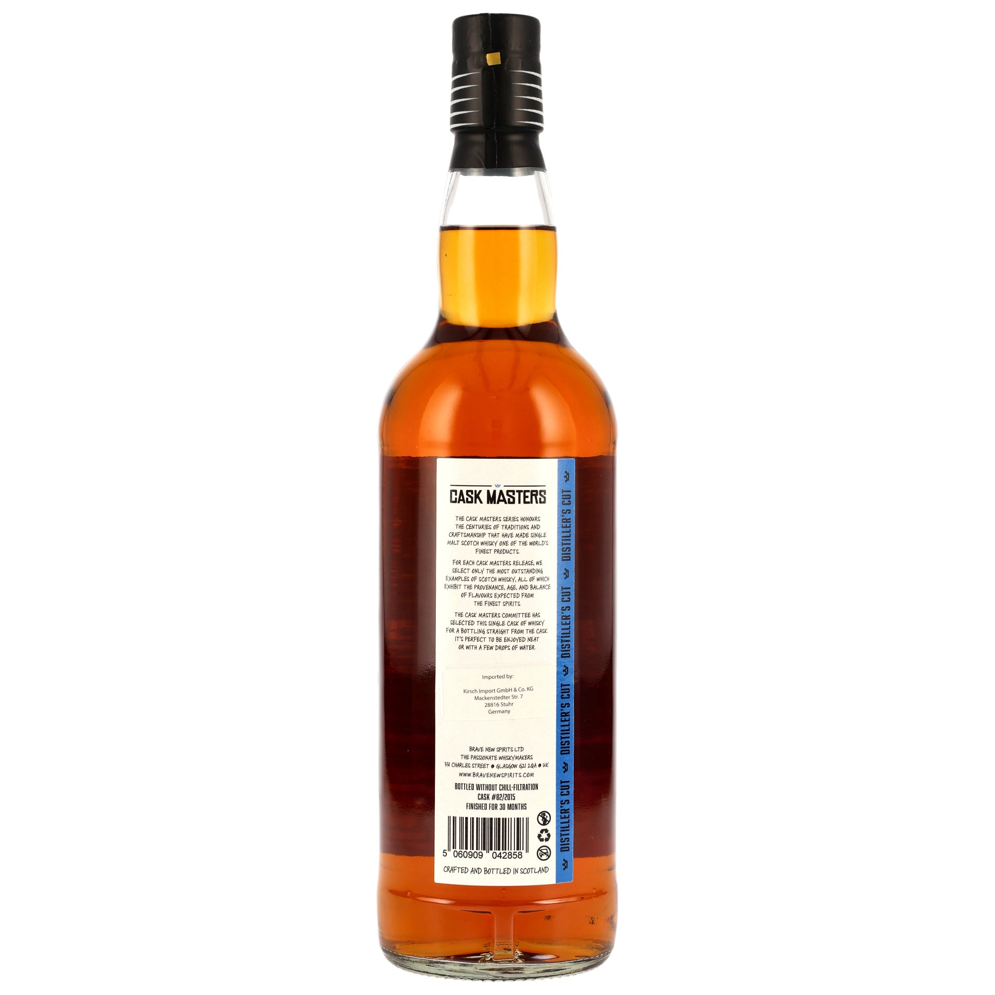 Tomintoul 2015-2025 / 10 Jahre 1st Fill Oloroso Sherry Cask #82/2015 Cask Masters / Brave New Spirits / 55,3% 0,7l