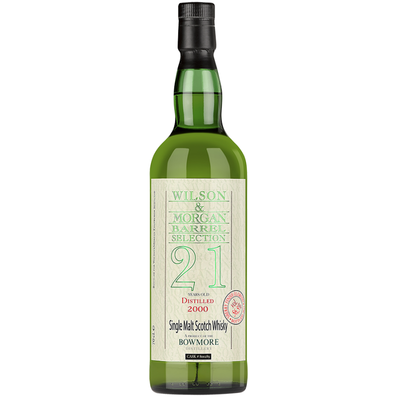 Bowmore 21 Jahre (2000-21) Oloroso Finish 56,6% 0,7 ltr. Single Malt Whisky Wilson Morgan
