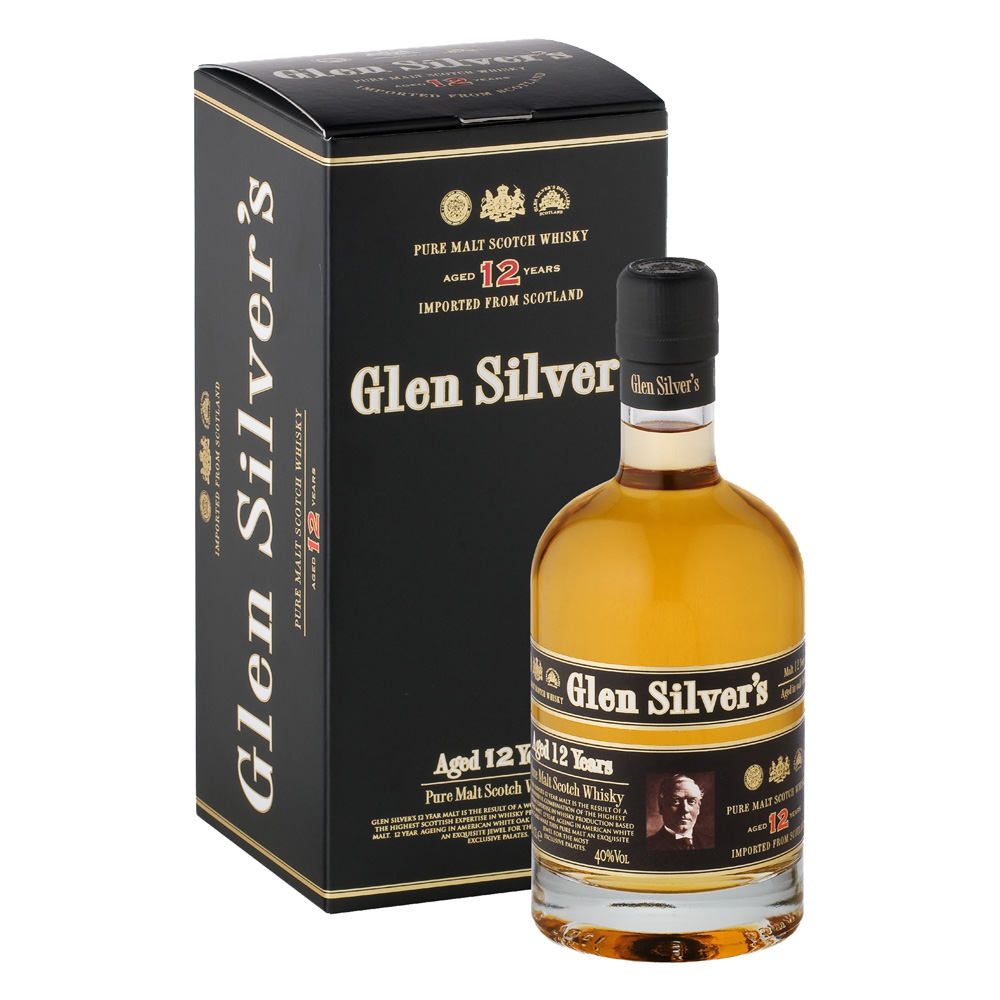 Glen Silvers 12 Jahre, pure Malt Whisky, 40% Vol. 0,7 ltr.