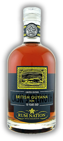Rum Nation British Guyana 10 Jahre Cask Strength, 56,4% Vol. 0,7 ltr.