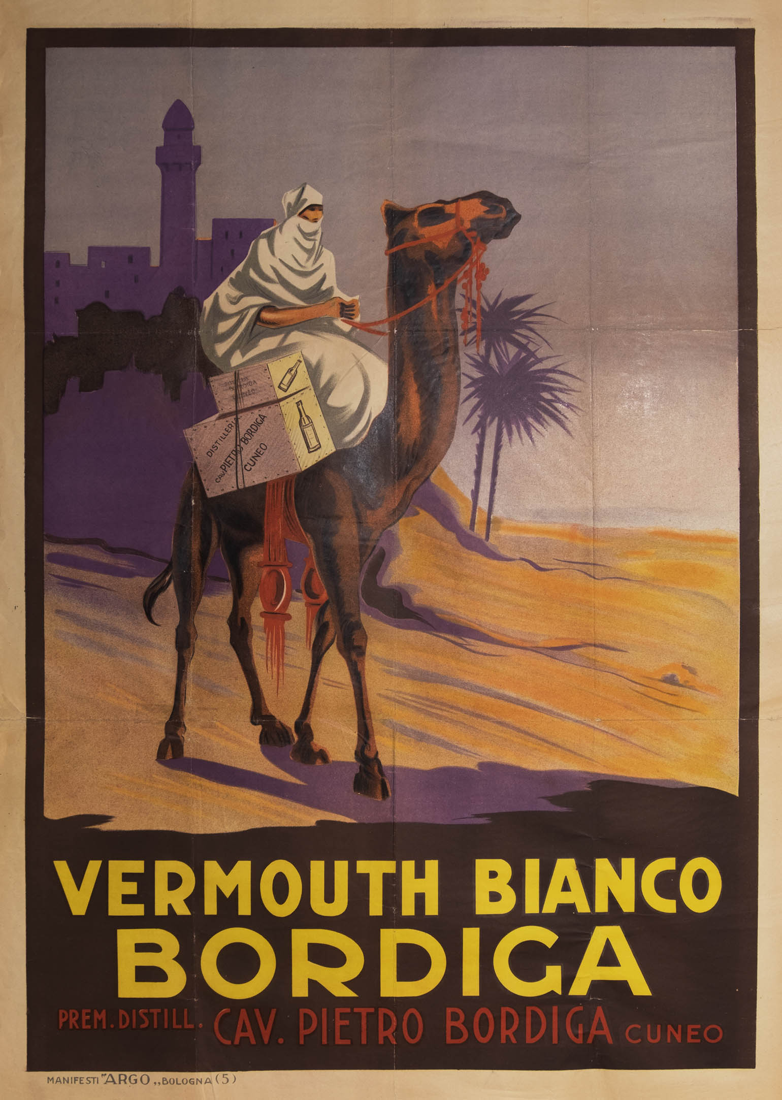 Bordiga Motivdruck Vermouth Bianco 1 / 59,5 x 41,8 cm