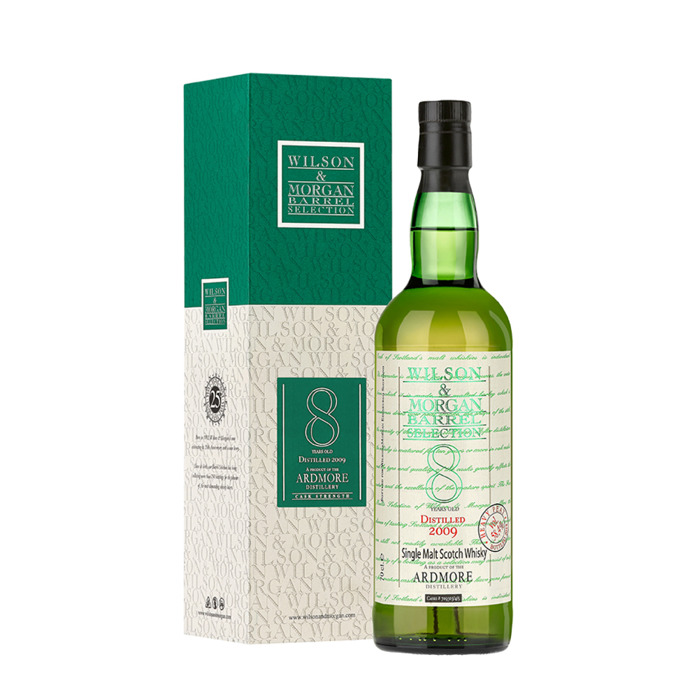 Ardmore Whisky 8 Jahre (2009-18) / Heavy Peat Cask Strength / 58,4% 0,7 ltr. Wilson Morgan