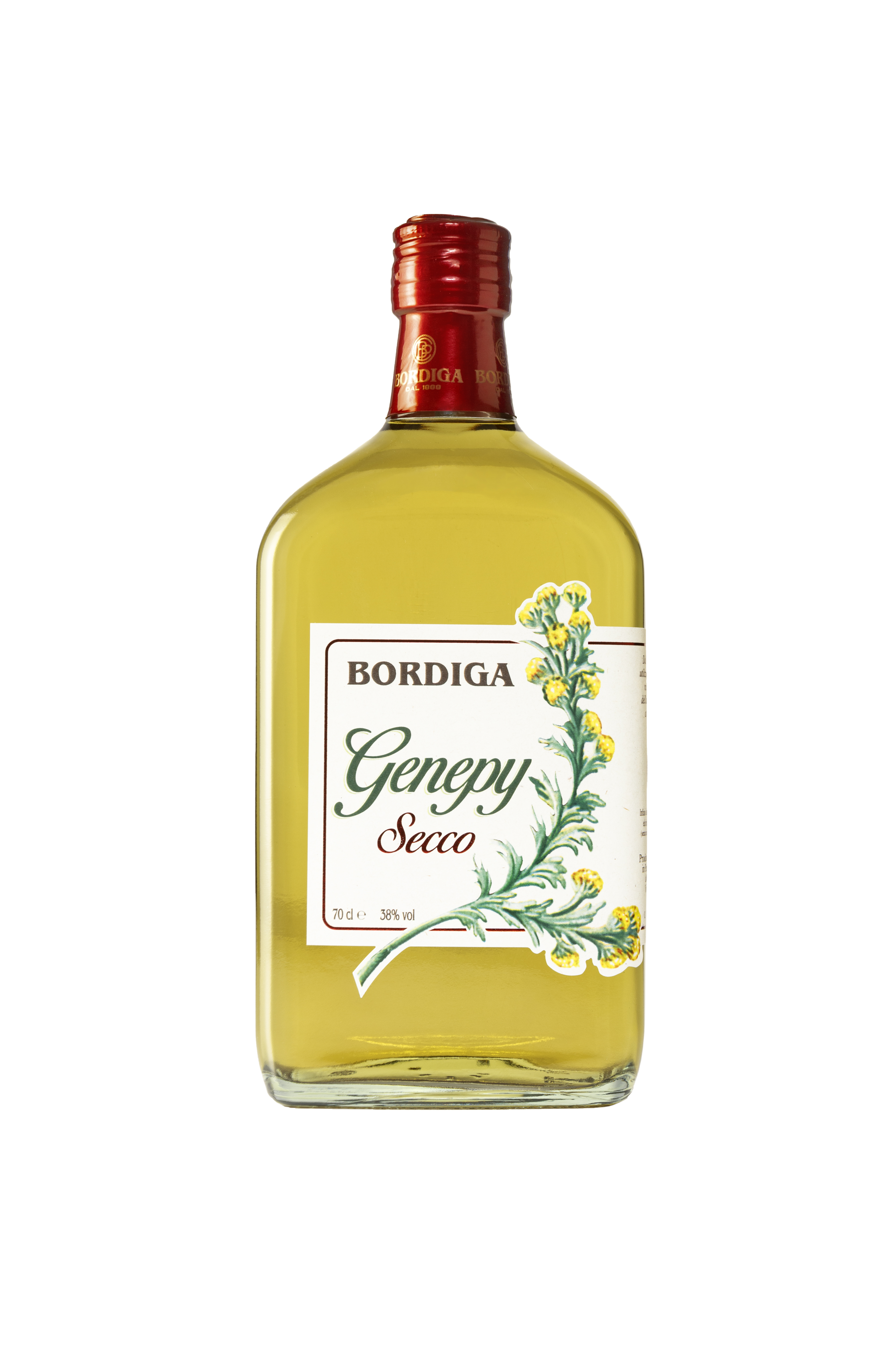 Genepy - Genepi Secco Bordiga / 38% Vol. 0,7 ltr. / Kräuterlikör aus Piemont