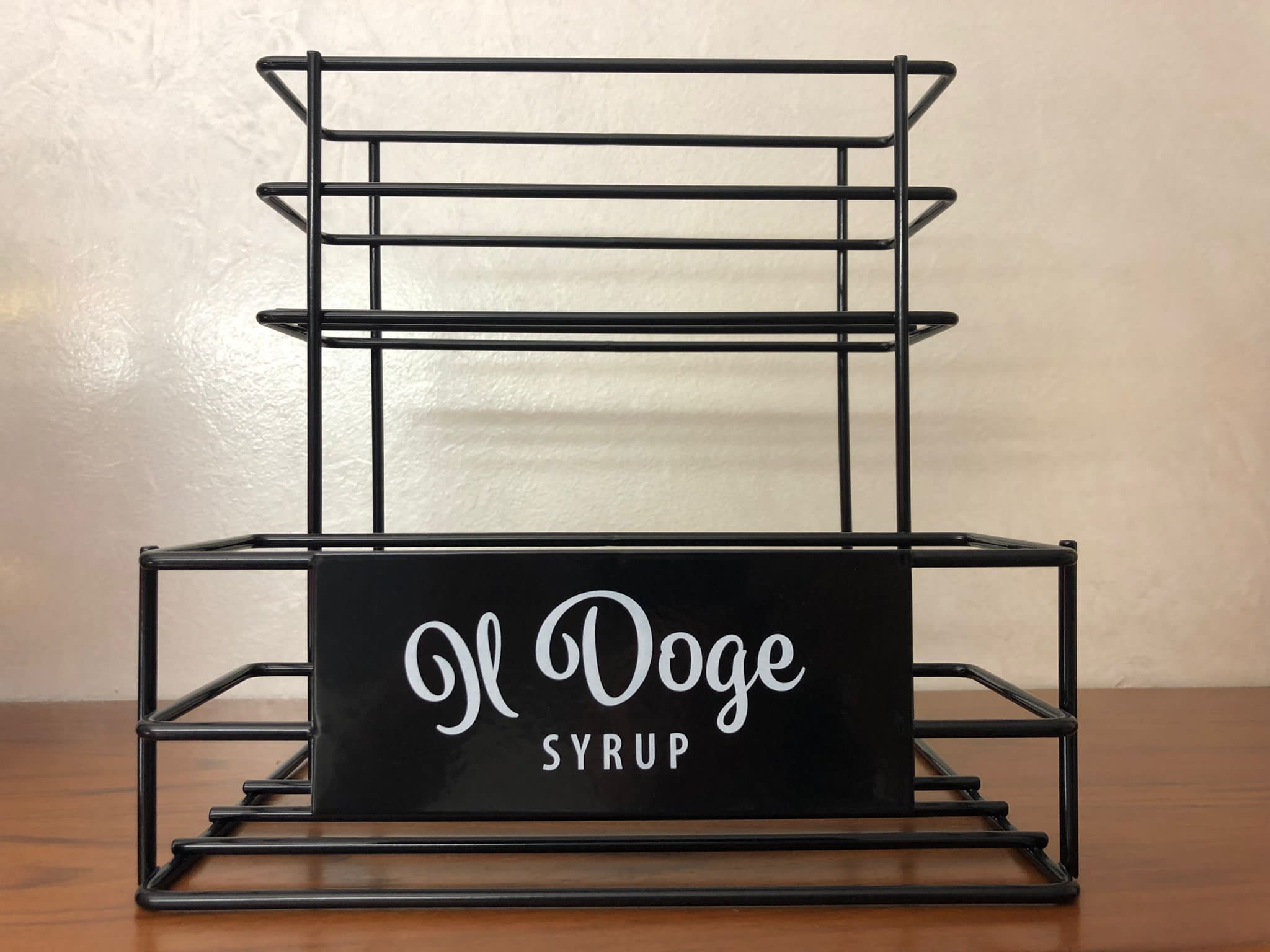 Il Doge Flaschenregal für 6 x 0,7 ltr. Sirup Flaschen