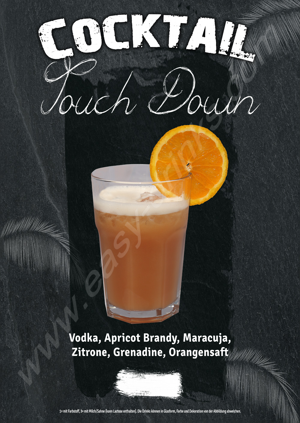 Touch Down / Fertigcocktail / 28% Vol. 0,7 ltr. / easy drinks