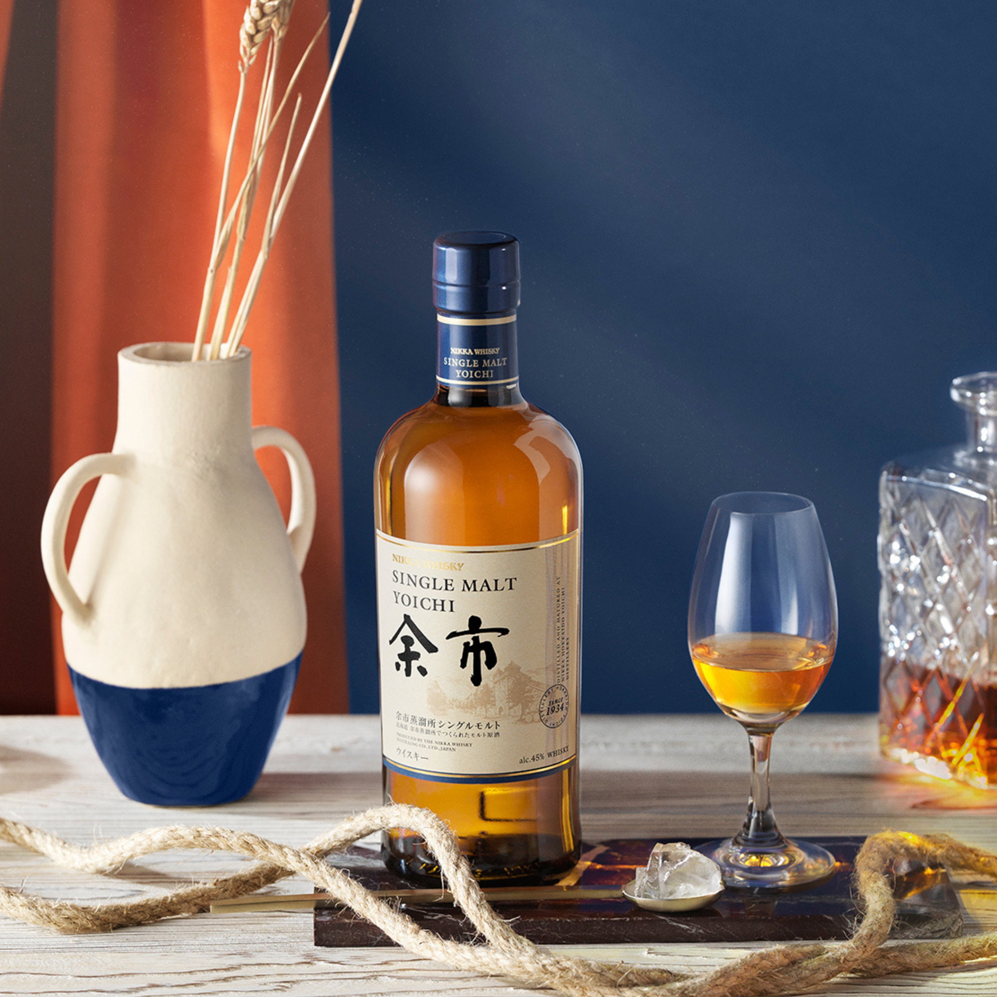 Nikka Yoichi Single Malt Whisky / 45% 0,5l / in Geschenkverpackung 