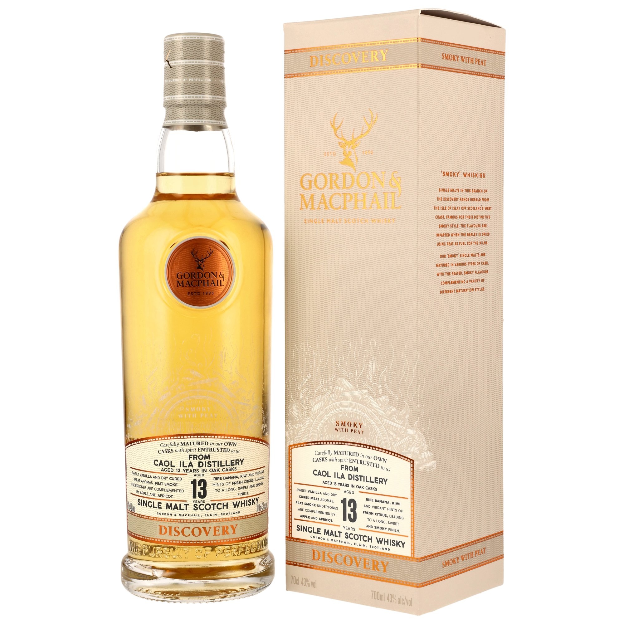 Caol Ila 13 Jahre / Discovery (Gordon & MacPhail) / 43% Vol. 0,7l