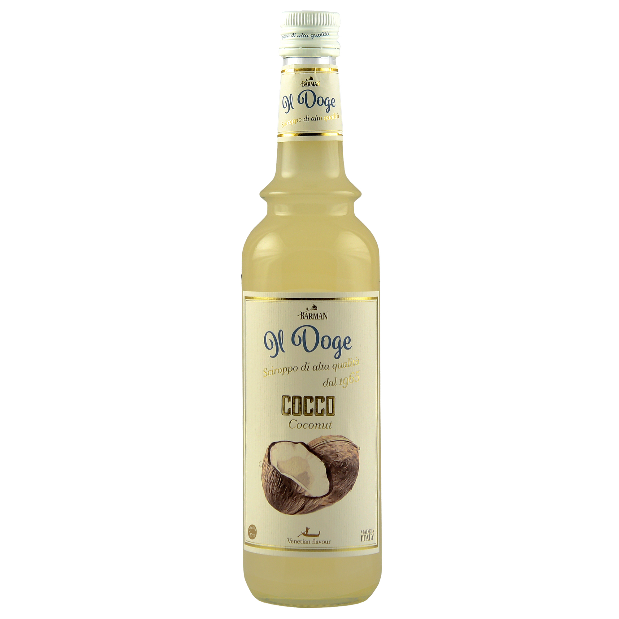 Il Doge Sirup Kokos - Coconut / 0,7 ltr. Alkoholfrei / Glutenfrei / Halal