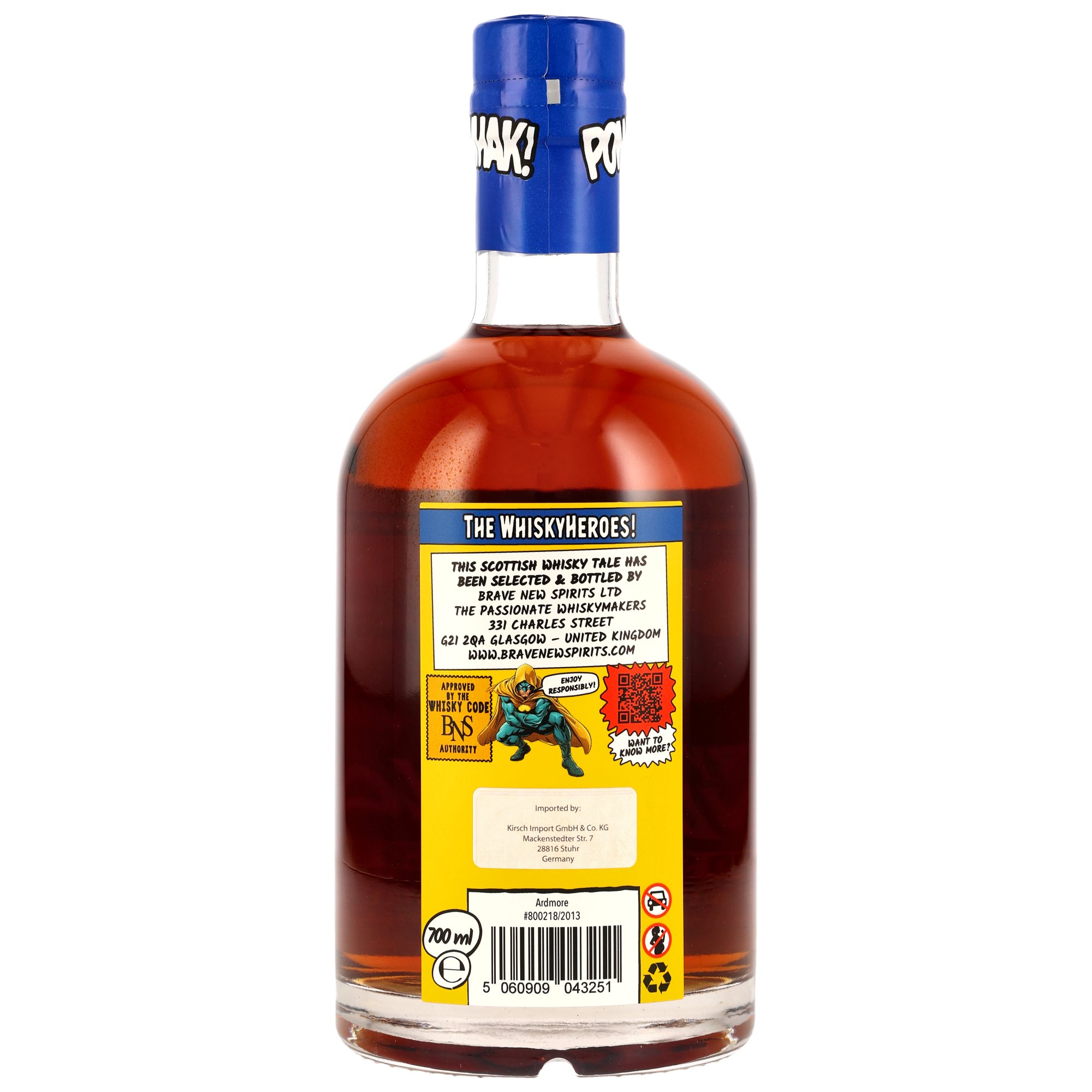 Ardmore 11 Jahre / Fury of the Obsidian Colossus / Whisky Heroes  / Brave New Spirits / 55,9% 0,7l