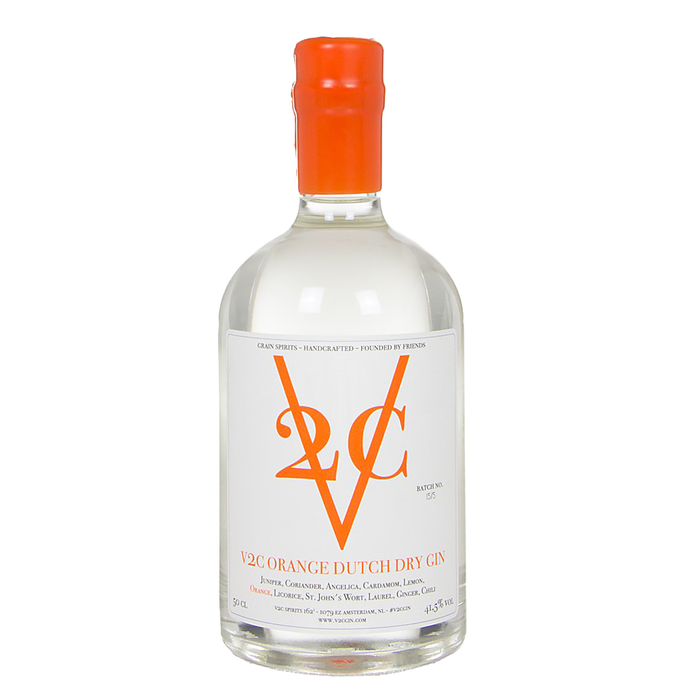 V2C Orange Dry Gin / 41,5% Vol. 0,5 ltr. / mit Orangen & Chili gewürzt