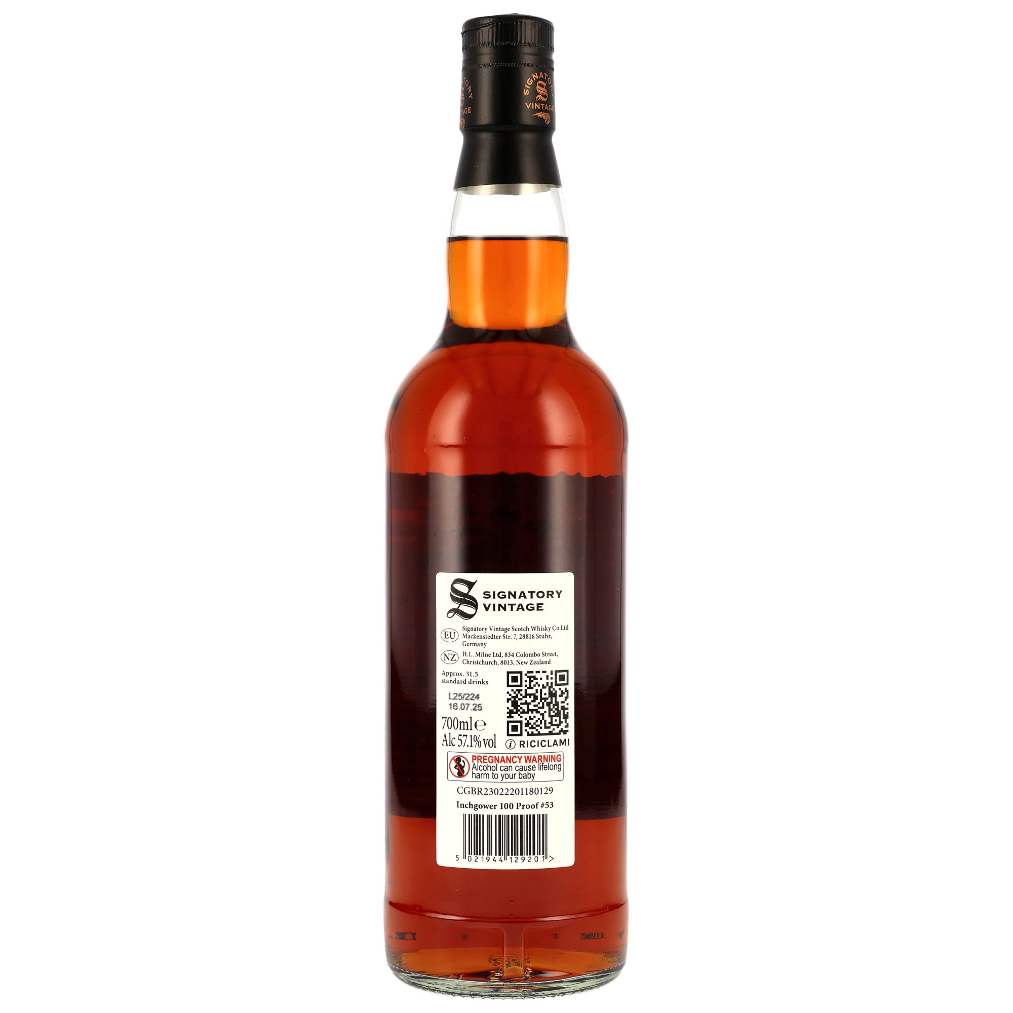 Inchgower 13 Jahre 2011-2025 / 100 Proof Edition #53 / 57,1% 0,7l 
