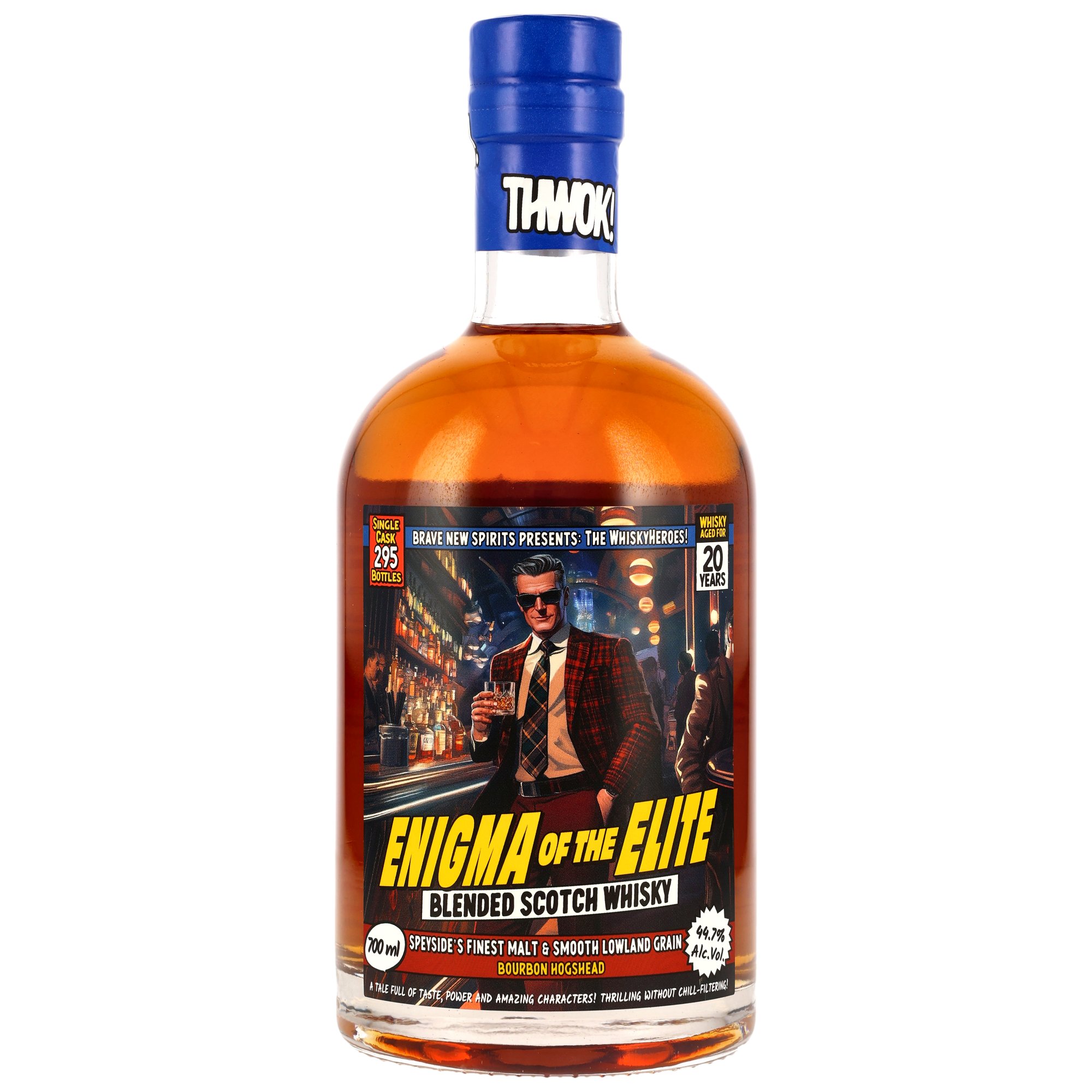Blend Scotch Whisky 20 Jahre / Enigma of the Elite / Brave New Spirits / 44,7% 0,7l / Whisky Heroes 