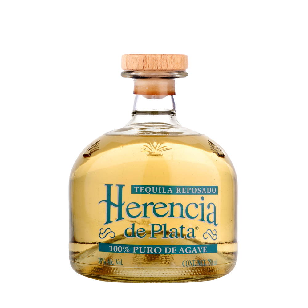Tequila Miniatur Herencia de Plata Reposado, 38% Vol. 0,05 ltr.