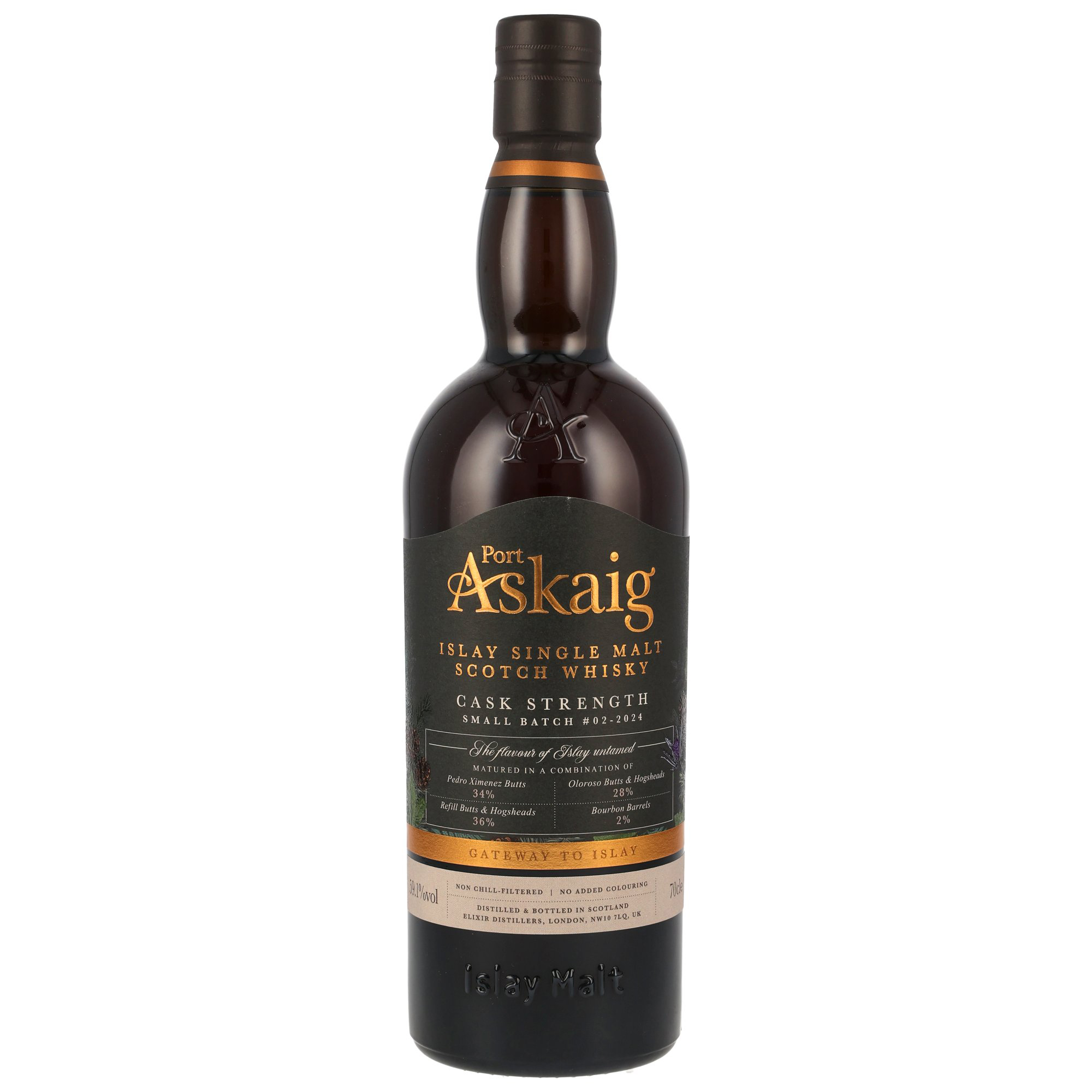 Port Askaig Cask Strength #02-2004 / rauchiger Islay Whisky / 59,1% 0,7l