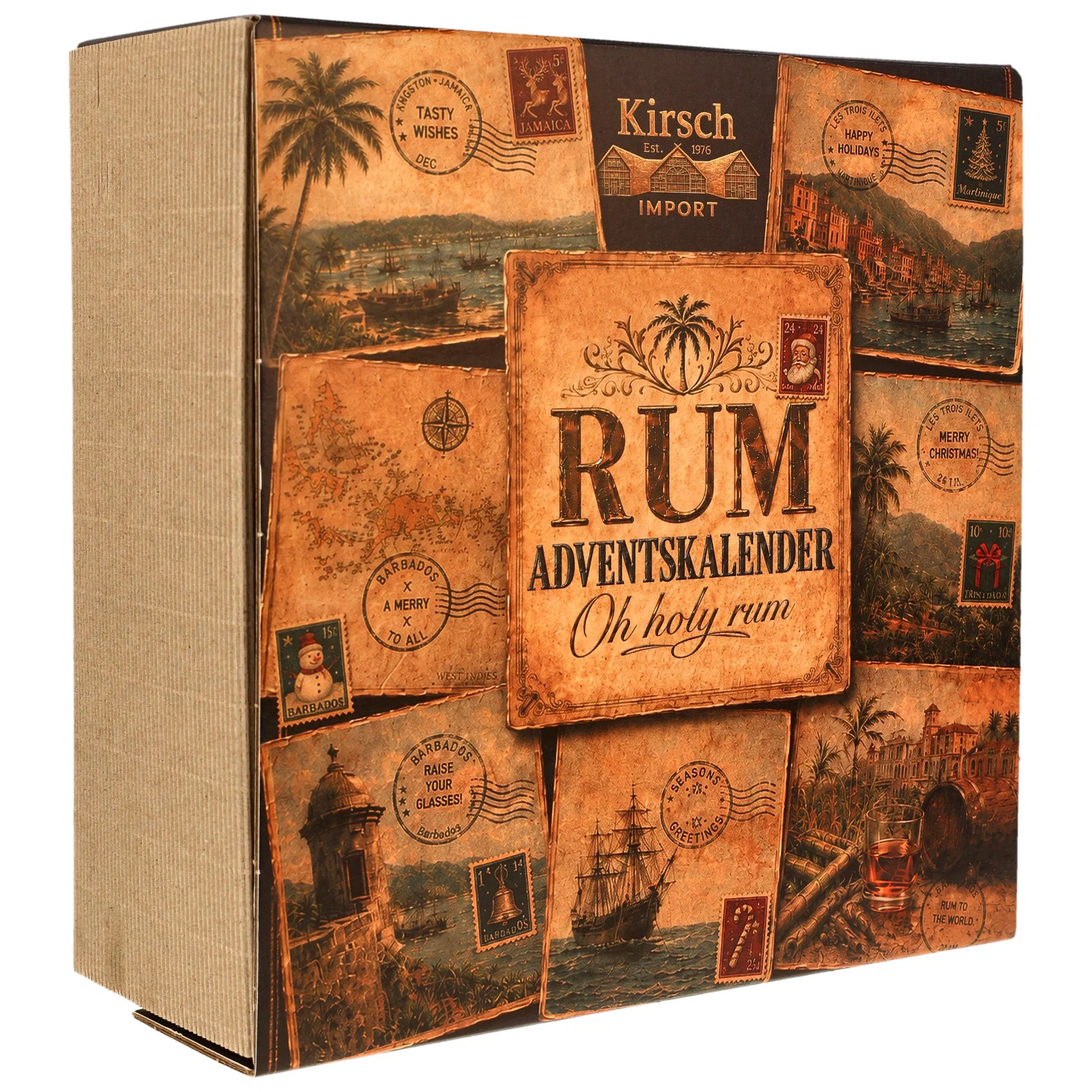 Oh Holy Rum Adventskalender 2026 / 44,8% Vol. / 24 x 20 ml. / incl. Tasting Glas
